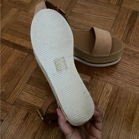 See By Chloé Glyn Ankle-Strap Platform Wedge Sandals - Picture 8 of 9